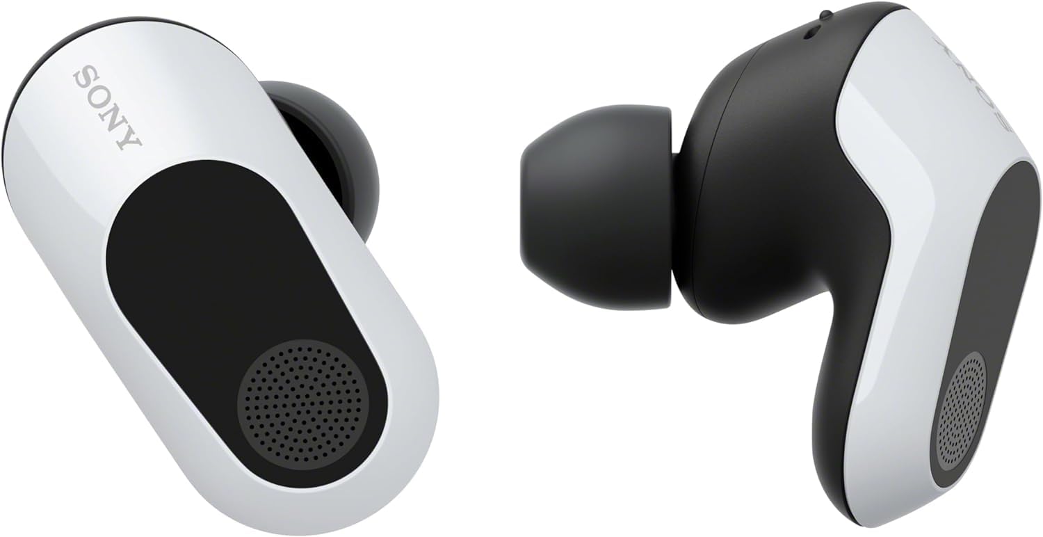 Sony INZONE Buds In-Ear Gaming Kopfhörer PC PS5 360 Spatial Sound Active Noise Cancelling AI-Mikrofon 24H Akku Weiß