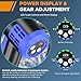 Cordless Pressure Washer with Battery& 6 in 1 Nozzle, 2600mAh Battery-Operated Portable Brushless Power Washer with 5M Hose, Adjustable Foam Cannon, Storage Box, Jet Wash Tool for Patio/Car/Garden