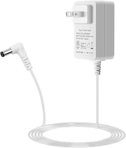 SHNITPWR Adaptador de fuente de alimentación de 24V 0.5A 500mA para difusor de aceites esenciales, humidificador de aromaterapia, listado ETL,