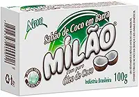 SABÃO DE COCO EM BARRA 100G MILÃO NATURAL VEGANO