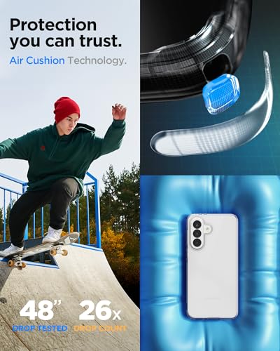 Image of Spigen Liquid Crystal Case for Samsung Galaxy A37 5G, Crystal Clear | Transparent, Flexible, Slim Fit, Thermoplastic Polyurethane, Glossy