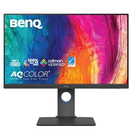 BenQ PD2705Q Mac-Ready Monitor 27” QHD 1440p | 100% Rec.709 & sRGB | IPS | DeltaE ≤3 | Calibration Report | ICC Sync | AQCOLOR | Pantone | Ergonomic | DisplayPort | USB-C(65W) | USB Hub | Daisy Chain