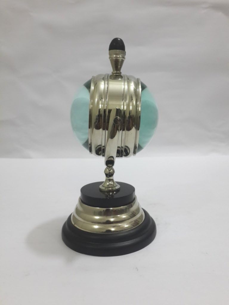 THOR INSTRUMENTS Nautical Style Table Top Desk Chrome Clock Collectible Clock Chritsmas Gift Rustic Vintage Home Decor Gifts