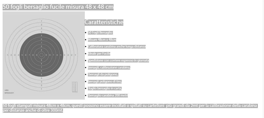 50 fogli Bersaglio softair Rest per Carabina da tiro Fucile, Sagoma tiro a segno lunghe distanze calibrazione della Carabina bersaglio arco accessori armi 200mt 300mt