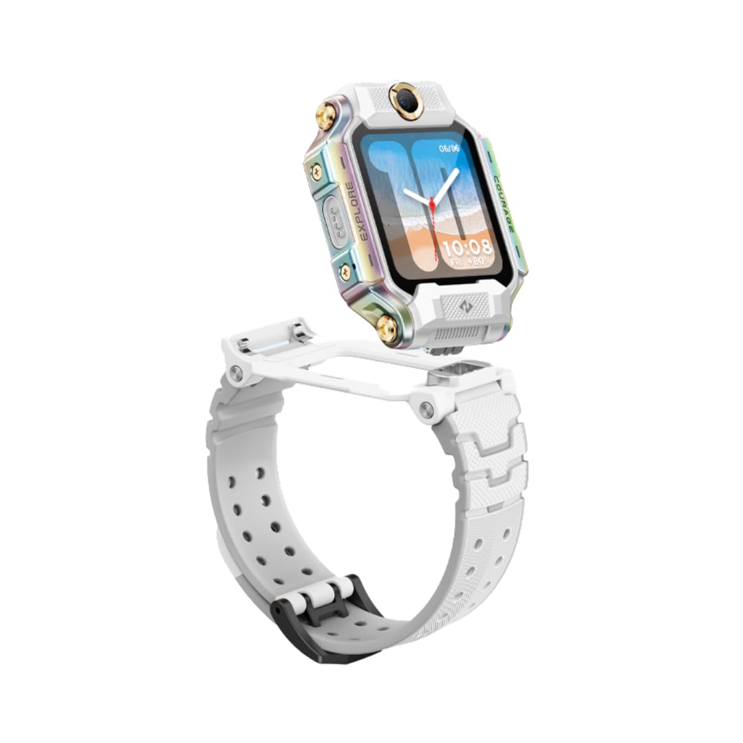 Smartwatch Imoo X10 Per Bambini Con GPS, Scheda SIM, Doppia Fotocamera E Chiamate Video – Impermeabile, Anti-shake E Memoria 32 GB (colore Bianco)