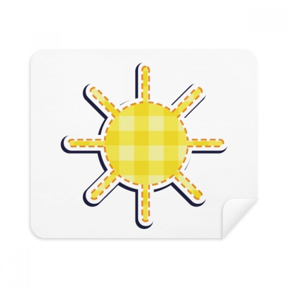 Universe Alien Monster Sun Cleaning Cloth Screen Cleaner 2pcs Suede Fabric