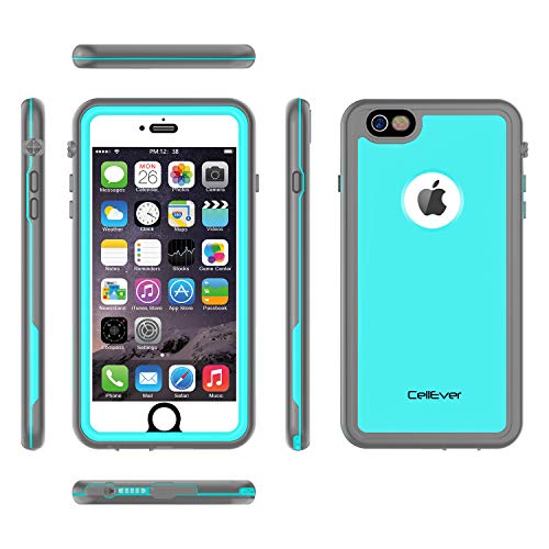 Cellever Waterproof Case For Iphone 6S Plus/Iphone 6 Plus, 5.5-Inch, Waterproof Ip68 Certified Shockproof Sandproof Snowproof Dirtproof Full Body Sealed Protective Cover Kz-C (Ocean Blue) #TOP3