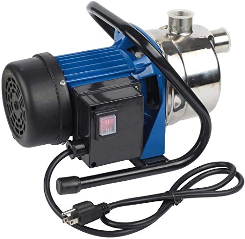 TRUPOW 1.6HP Stainless Steel Electric Shallow Well Booster Water Pump Home Garden Lawn Sprinkling Pump