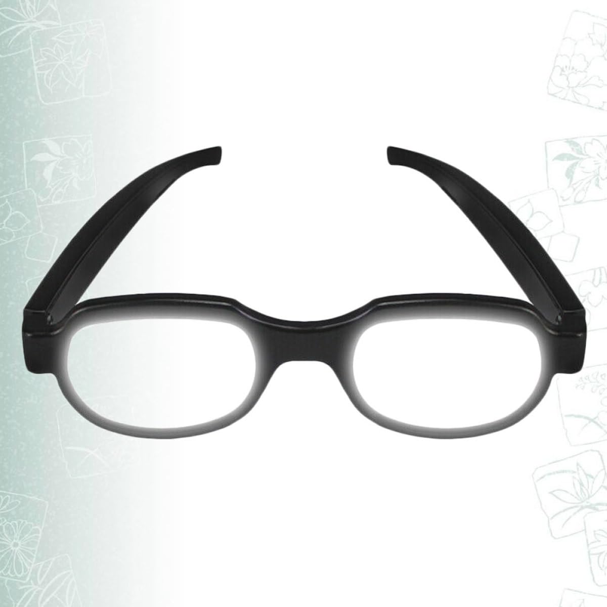 Gafas LED Carga USB Negras, Diseño Novedoso y Ligero, Ideales para Banquetes y Fiestas Estilo Único y Divertido de Plástico