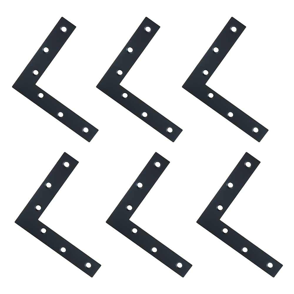 Buy SAYAYO Flat L Bracket, 120x120mm Stainless Steel Flat Corner Brace