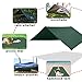KALINCO 10X10FT/10X15FT,Tent Tarp,Picnic Mat Camping Tarp Tent Hammock Tarp, pu Waterproof Camping tarp Tent Rain Fly Picnic Mat Survival Shelter Sunshade（Green）