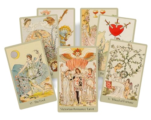Tarot Romance victoriano baraja vintage para superar lecturas confusas con arte claro