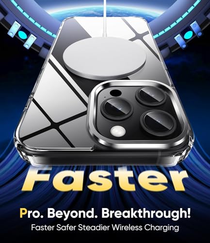 Amozo for iPhone 15 Pro Max Back Case Cover | Ultra Hybrid Mag-Safe Camera and Drop Protection Back Case Cover for iPhone 15 Pro Max - (Polycarbonate|Clear) 6 51ETIDQAsuL