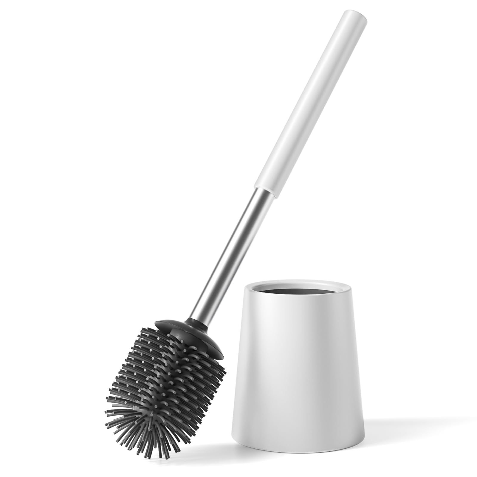 Siapapla Toilet Brush & Holder Set, 304 Stainless Steel, Replaceable Head — image 1