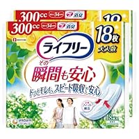 Amazon.co.jp: ライフリー 【まとめ買い】【尿もれパッド 300㏄】 その