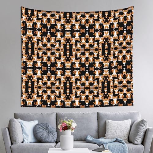 Tapisserie murale chaton mignon WZYCWB pour habiller un grand mur vide