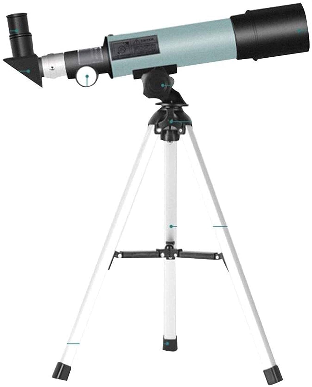 Yot Telescopio Astronómico Telescopio Reflector para Niños Telescopio De Viaje con Trípode para Observar La Luna