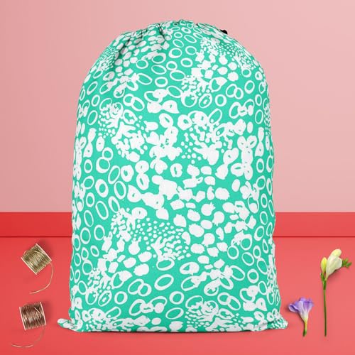Image of ArtzFolio Splatters | Reusable Sack Bag | Bag for Gym, Storage, Vegetable & Travel