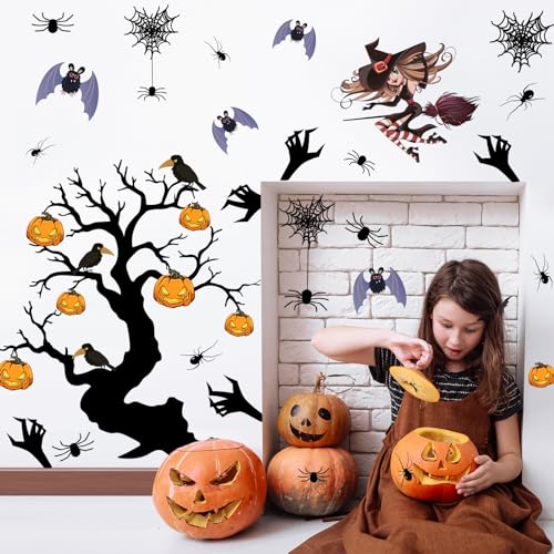 Decoration murale Halloween sans trace avec stickers repositionnables - 7