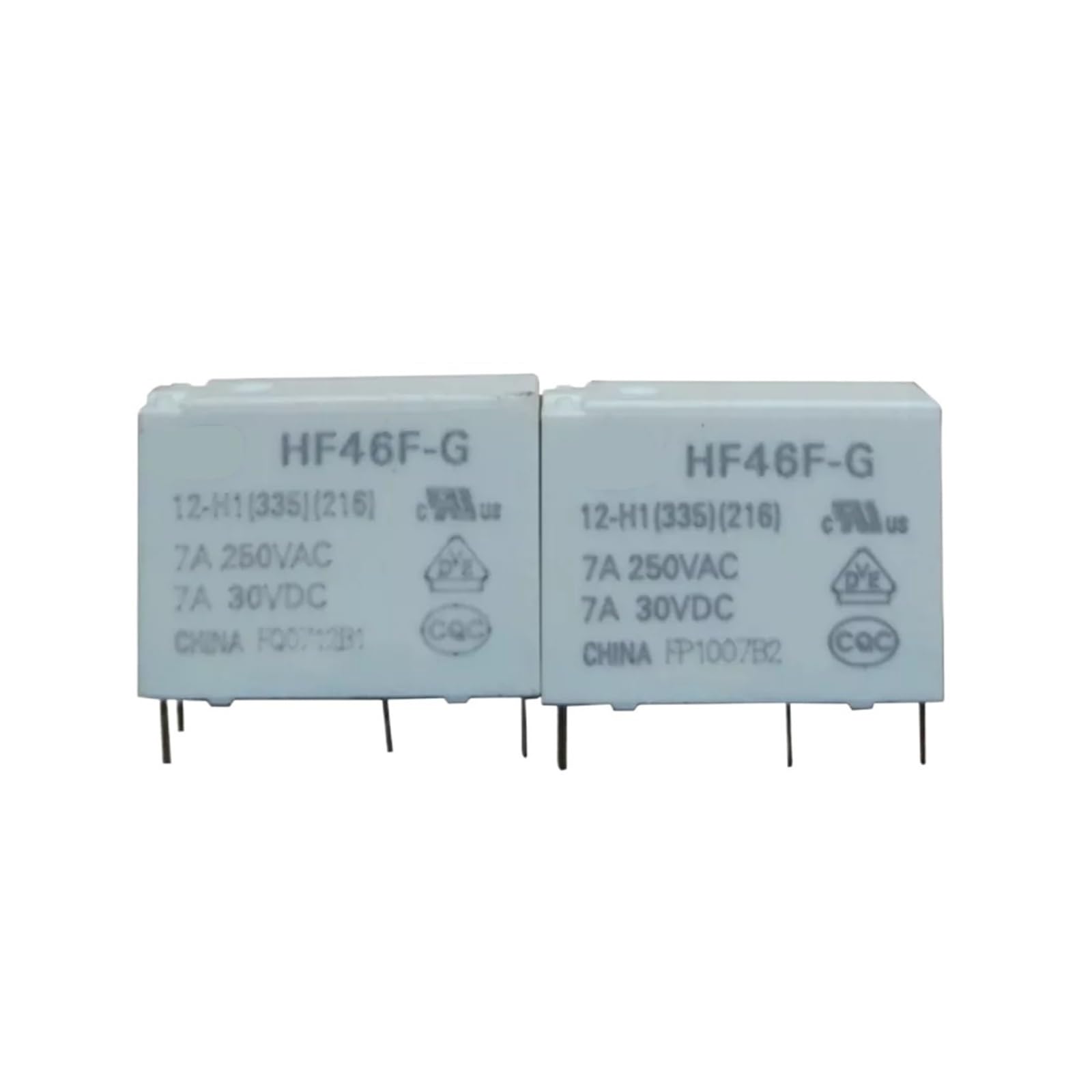 Relais HF46F-G / 12-H1 commutateur 7A haute performance pour automatisme local