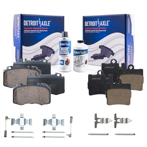 Image of Detroit Axle - Brake Pads for Mercedes-Benz CL500 CL600 S430 S500 S600