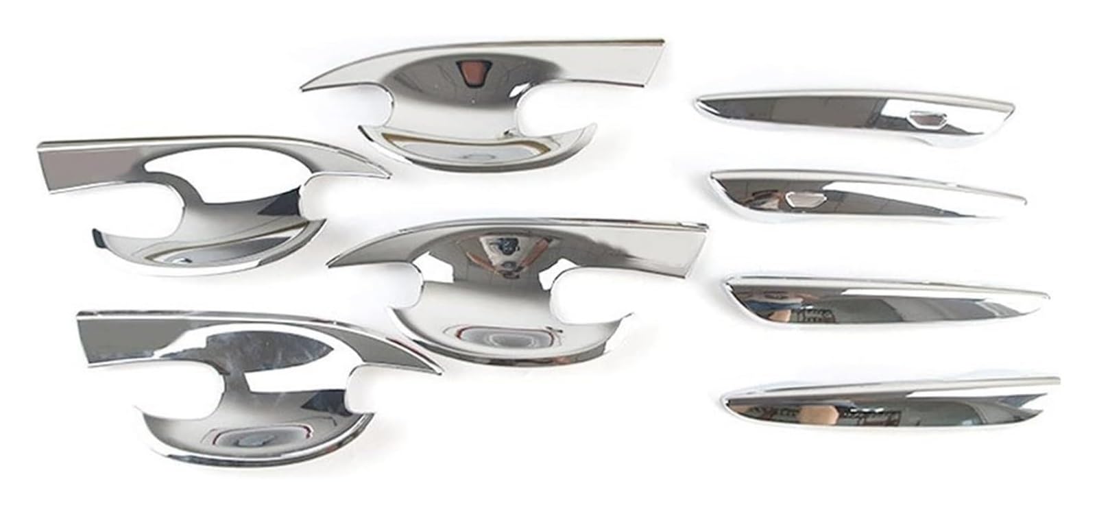 QWQTHGS Car Exterior Door Handle Cap for Mazda CX30 CX-30 2020 2021 2022 Side Door Handle Bowl Trim Cover Chrome Exterior(2)