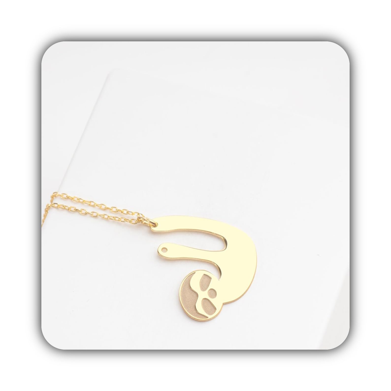 Générique Collier personnalisable en argent 925, minimaliste