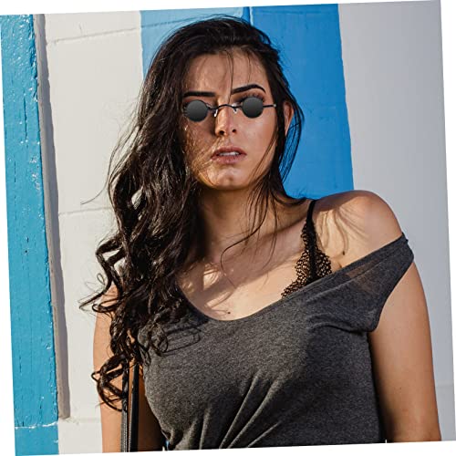 CAXUSD Óculos De Sol Antigos Óculos Para Festa Óculos De Círculos Redondos Adecos De Fotos Da Festa