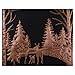 Kitchen Backsplash, Forest Scene with Deer Family Copper Backsplash, Custom Copper Backsplash Panel, Handmade Copper Backsplash Tile, Indoor Outdoor Wall Decor (Black)