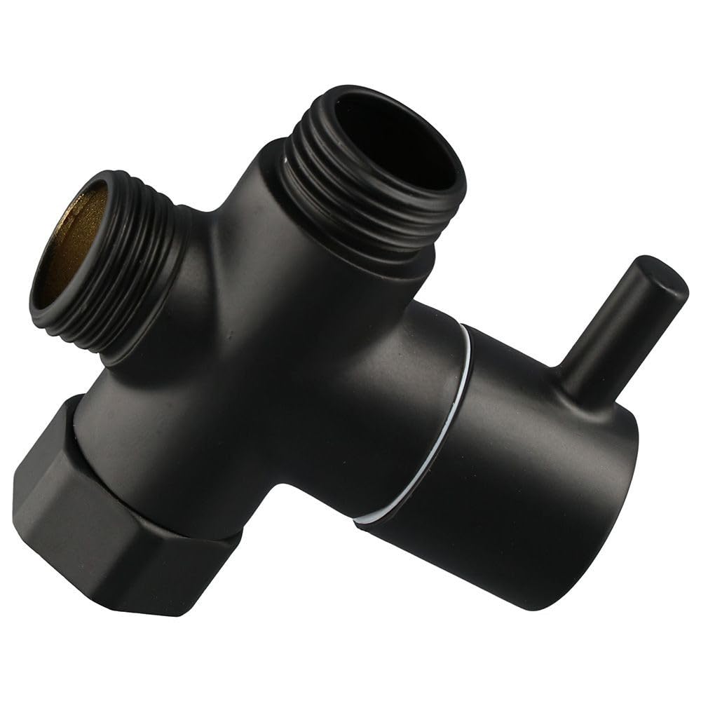 Valvola deviatrice per braccio doccia in ottone per impieghi gravosi, deviatore d'acqua a 3 vie, universale, G1/2", ricambio per sistema portatile, A, 1 pezzo