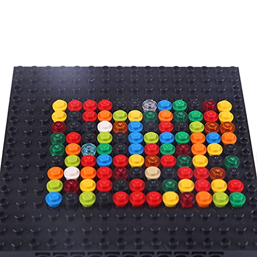 KOAEY 4000 Teile Bunte Flache runde 1er Noppen Kompatibel mit Lego, 21 Farben DIY MOC Steinebox Bausteine Ersatzteilset… – Bild 3