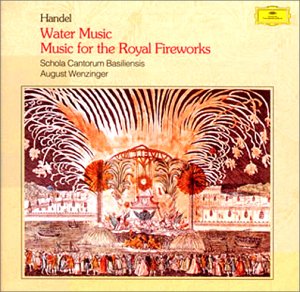 アウグスト ヴェンツィンガー AUGUST WENZINGER ヘンデル:王宮の花火の音楽 水上の音楽 HANDEL: MUSIC FOR THE ROYAL FIREWORKS WATER MUSIC