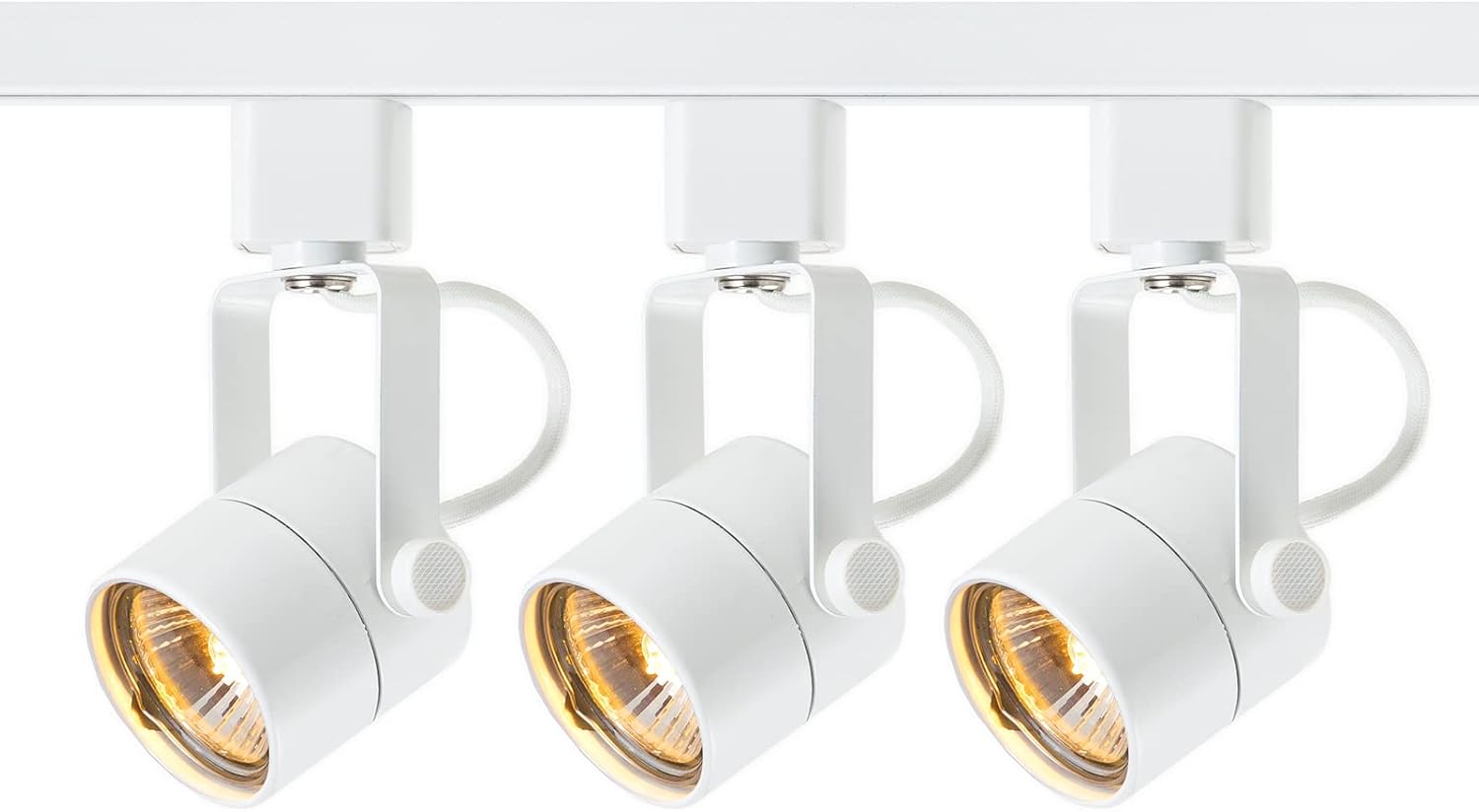 YOORIAL Simple Design GU10 Track Light, 3 Pack, Complete Kits, H Type ...