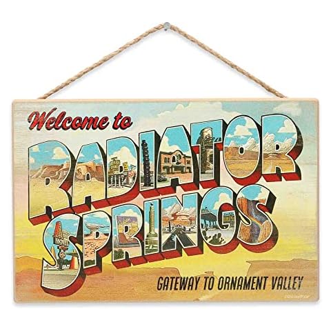 Disney Cars Hanging Wood Wall Decor Cover