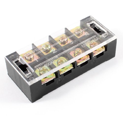 Conector terminal bloque barrera 4 posiciones Aexit miniatura 1