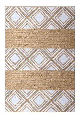 Tapis kilim en jute tissé main, la solution anti-usure pour salon