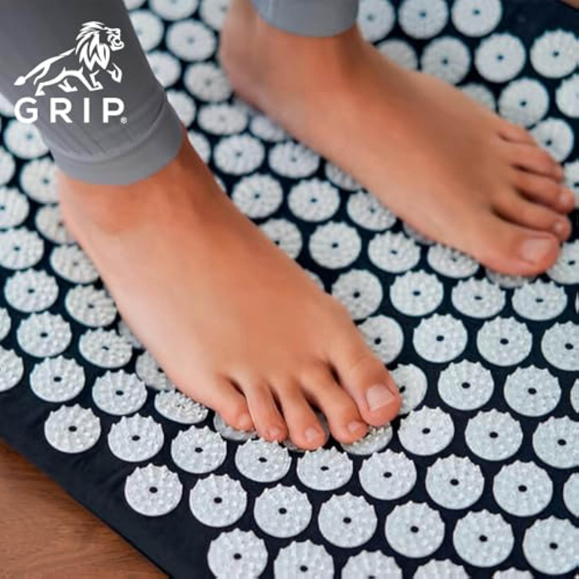 Grip Acupressure Mat for Back/Neck Pain Relief