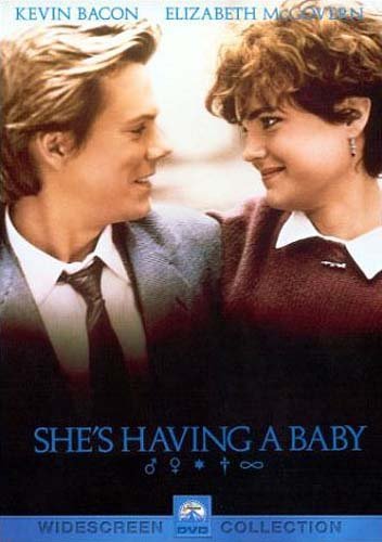 Cine en casa con She's Having a Baby en DVD americano para superar el aburrimiento sin internet