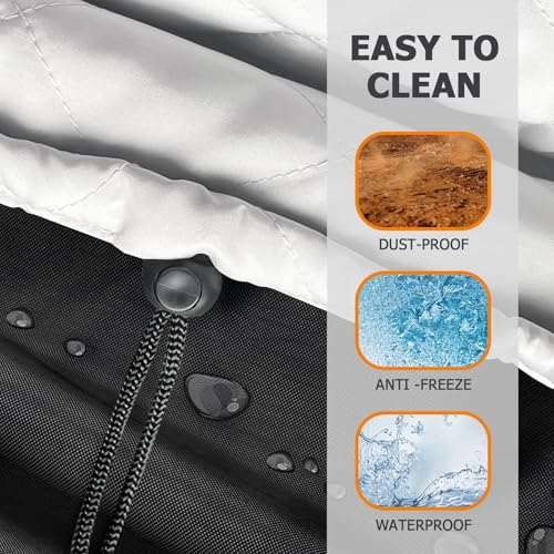 Housse de climatiseur d'intérieur en polyester blanc de qualité supérieure durable - 8