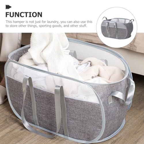 Cesta de lavandería para dormitorios y pisos pequeños que optimiza el espacio del hogar 4