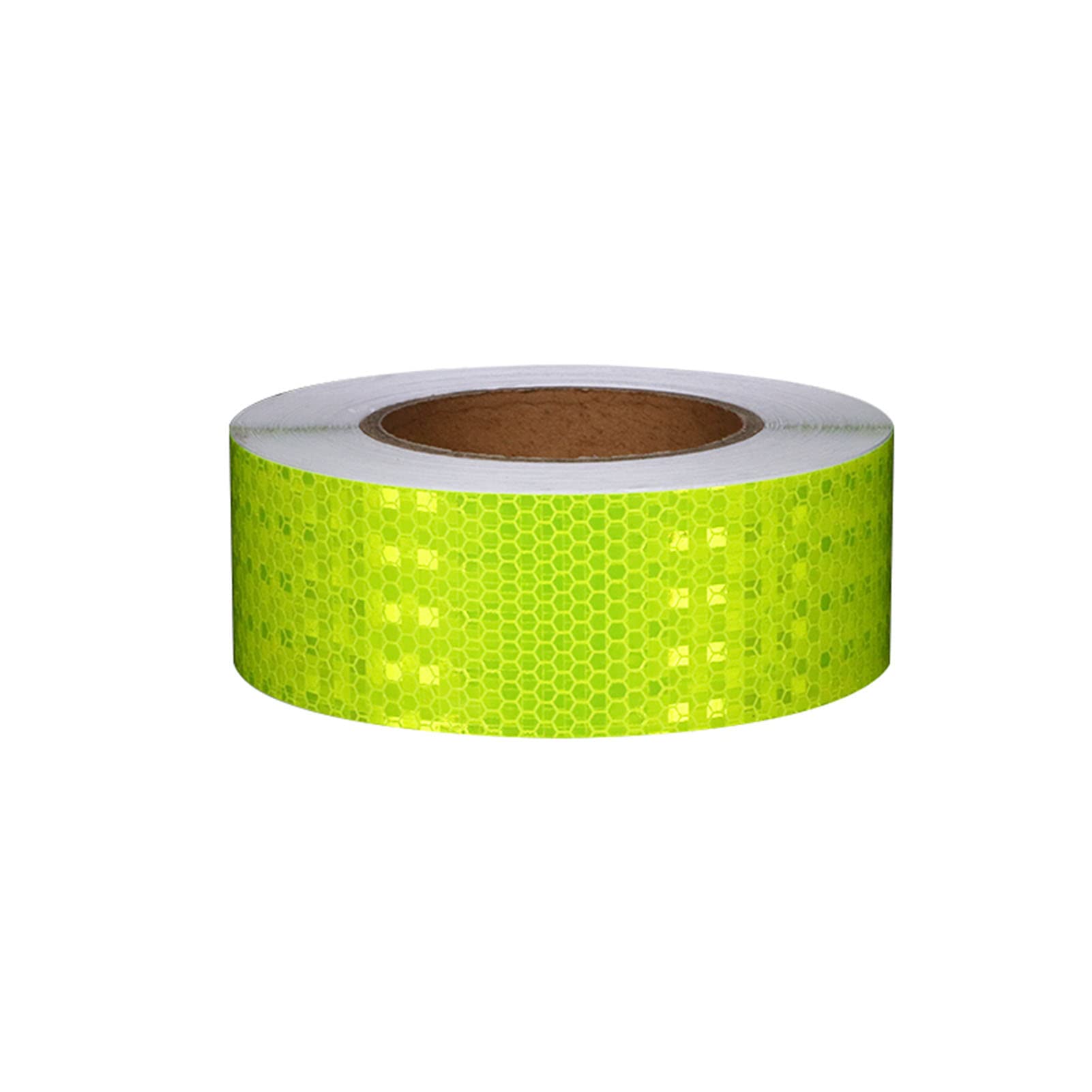 Cinta de señalización para obstáculos peligrosos, Cinta de advertencia reflectante amarilla fluorescente 5 cm x 0,38 mm 3-50 m(5cmx50m)