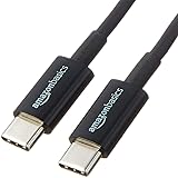 Amazon Basics USB-C-auf-USB-C 2.0 Schnellladekabel, 480 Mbit/s Geschwindigkeit, USB-IF-Zertifiziert...