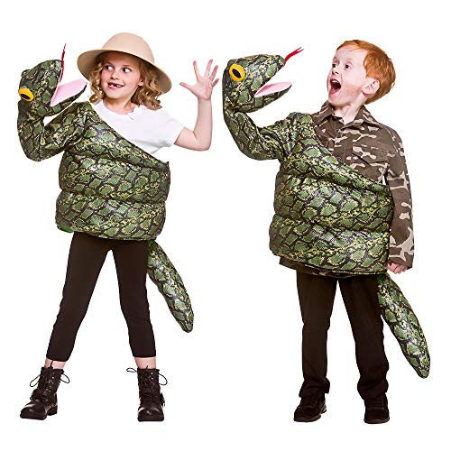 Disfraz de serpiente para niños (talla única) (6-11 años) Cover