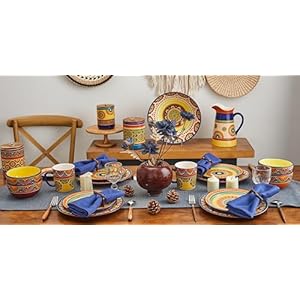 Bicotunisian26ozceramiccerealbowlssetof4forpastasaladcerealsoupmicrowavedishwashersafe Urban Country Home Decor Bico tunisian 26oz ceramic cereal bowls set of 4 for pasta salad cereal soup microwave dishwasher safe urban country home decor