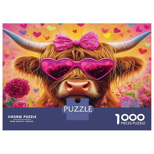 Puzzle de 1000 piezas de cartón duradero ideal como regalo de cumpleaños 2