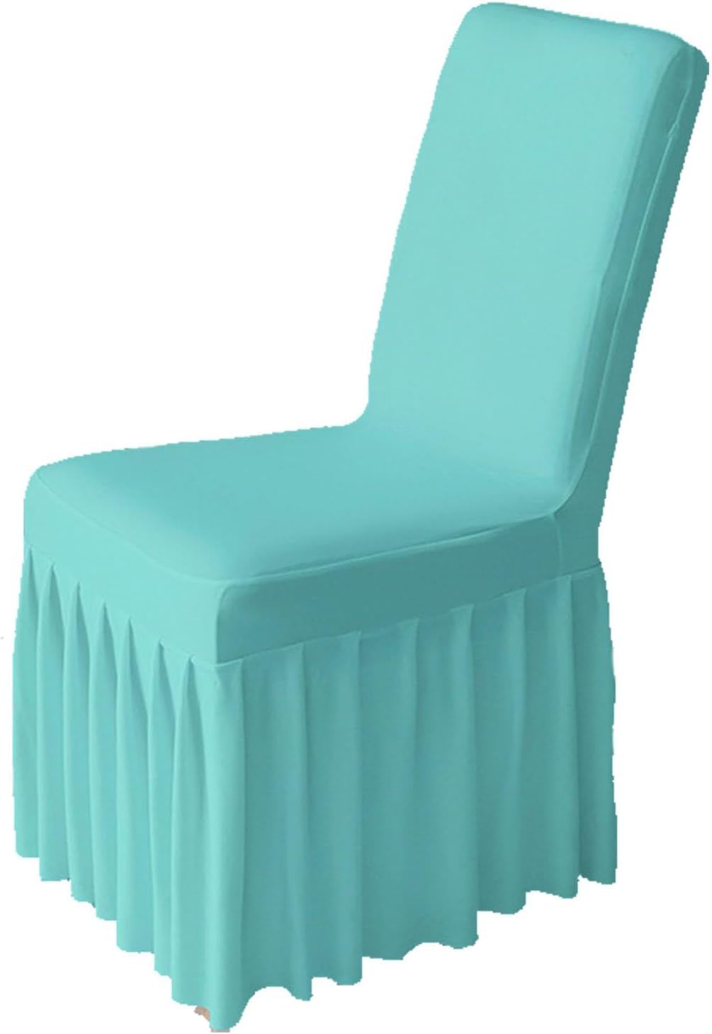 N/A Stretchy Universal Chair Covers for Dining Room Set of 2/4, Dining Chair Slipcover with Skirt, Washable Seat Covers Protector, for Home Decor/Party,I,2pack