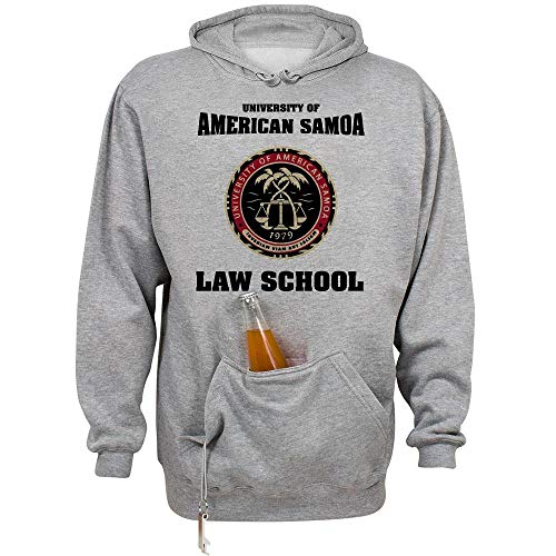 University of American Samoa Law School Beer Holder Tailgate Hoodie Sweatshirt Unisex Medium Oxford