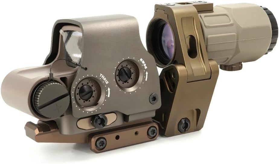 558 Holographic Red Dot Sight - Upgraded: NV Function, Clear High-Trans Glass, No Mirror Reflection, Red Dot Clear in Strong Light, 20mm Quick-Detach Rail, for G33/G43/G45 Magnifiers