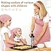 3 in 1 Cookie Press Gun Decorating Kit with 16 Discs and 8 Icing Tips, Premium Baking Tool for Cookie Press and Cake Decorating, Includes Piping Bag and Cleaning Brush,Christmas Baking Gifts for Women