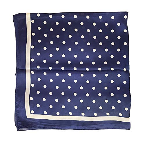 JERLA Women's satin square silk like scarf Fashion pattern large hair scarf wrap headscarf 35" x 35"4